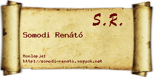 Somodi Renátó névjegykártya